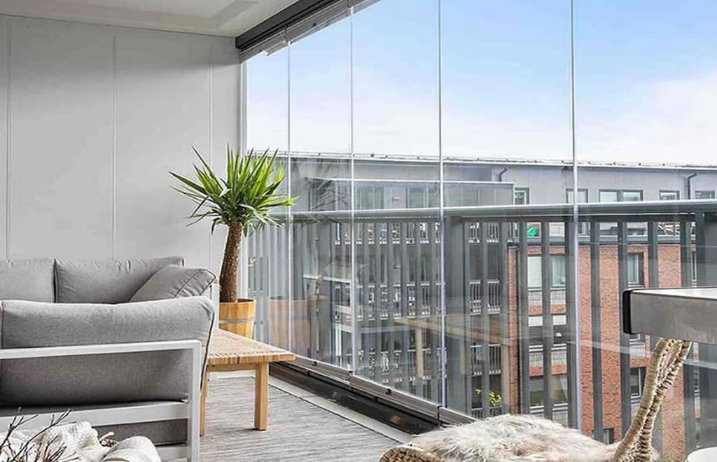 katlanır cam balkon